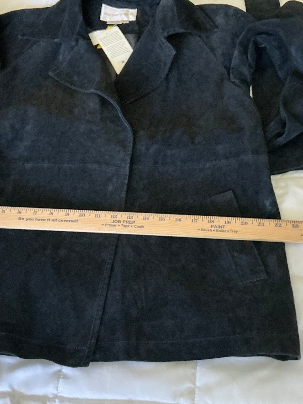 NWT Vintage (90’s?) Margaret Godfrey Black suede jacket - Picture 9 of 9